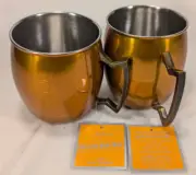Jodhpuri Moscow Mule Stainless Steel - Tangerine Mug 16 oz - Set of 6