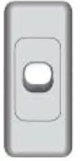 Single Wall Light Switch Slimline 240V 10A Australian SAA Approval Compatible with C2000 Series