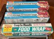 VTG Plastic Wrap Food & Freezer Storage Bag Lot - A&P, Kmart, Ann Page NOS RARE