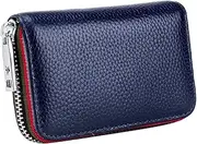 [Holibanna] Men's Fashion -proof Wallet Men's Coin Holder Business Card Case (royal)