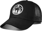 [Touchbetter] Sasquatch Gifts Bigfoot Hat Embroidery Sasquatch Hats for Men,Big Foot Sasquatch Cap Trucker Hat for Dad Husband Grandpa