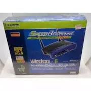 Linksys wireless broadband router w/ booster NIP SEALED
