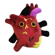 Giant Microbes Heart Disease Educational Gift Kids Soft Plush Cuddle Toy