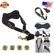 Adjustable Saxophone Neck Strap with Soft Sponge Cushion & Easy-Clean Neck Pad
