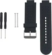 [Dabixx] Watchband Strap, Silicone Wrist Band Strap for Garmin Approach S2/S4 GPS Golf Watch/Vivoactive Black