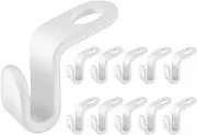 10Pcs Clothes Hanger Connector Hooks Clothes Organizer Adjustable Multi Purpose Hooks for Belt Bags Coats - Closet Space Saver Hangers Hooks for Wardrobe Organiser