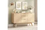 Cosmoliving Wabi-Sabi Sideboard Buffet Large Sideboard Buffet Storage Cabinet