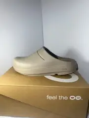 Hot Deals $120MSRP Oofos Mens Oocloog Clog Nomad Khaki Size 11 Mens 12.5 Women