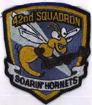 SAAB Space: Above & Beyond 42nd Hornet Squadron Iron-on Patch
