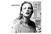 Taylor Swifts Reputation Vinyl Album & Crosley Record Storage Display lay Stand