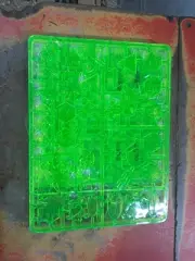 Warhammer 40k Game Counters (Complete Sprue) OOP GW - Green Clear Plastic