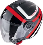 Scorpion EXO-City II Riva, open face helmet , color: Black/Red/White , size: XS