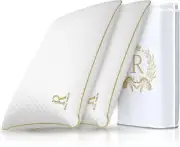 2-Pack King Size Pillows, Memory Foam Pillow -Shredded Foam,Bamboo-Derived Rayon