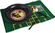 Casino Roulette Game Set, 10 Inch Roulette, Roulette Set Suitable for Casino Games, Adult Fun Leisure and Entertainment Board Games