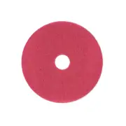 Boardwalk 18" Red Buffing Floor Pads – Standard Speed Polishing Pads for Floor