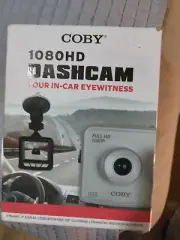 COBY 1080 HD Dashcam "Your In-Car Eyewitness" w/2" Display; Enhanced Nitevision