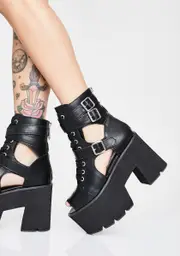 [Killstar] Charmed Cut Out Boots