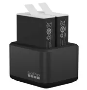 Gopro Dual Battery Charger with 2x Enduro Batteries - for Hero 9 / 10 / 11 / 12 Black