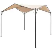 Outdoor Gazebo Pavilion 3x3m Steel Wedding Party Tent Camping Canopy Marquee