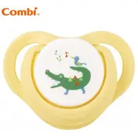 在飛比找大樹健康購物網優惠-【Combi 康貝】睡眠夜用安撫奶嘴M-鱷魚先生-黃（178