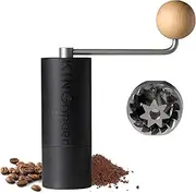 KINGrinder P2 Lightweight Manual Hand Coffee Grinder for Moka Pot, Aeropress, French Press, Drip with Assembly Consistency Stainless Steel Conical Burr Mill, 20g Capacity