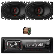 JBL Celebrity150 Single-DIN Bluetooth Receiver, 2x 4x6" 175W Max 2-Way Speakers