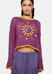 [Minga] Solar Eclipse Knit Sweater