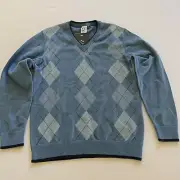 NEW Zara Boys Argyle Sweater 5-6 Blue V-Neck Long Sleeve Christmas Family Photos