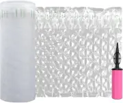 Bubble Cushioning Wrap Roll Inflatable Bottle Shipper Protector Sleeve 12"X164'