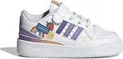 [adidas Originals] Baby Girl's Forum Low (Toddler) White/Light Purple/Magic Lilac 10 Toddler M