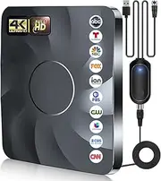 2025 Digital Antenna for Smart TV Indoor, 2700+ Miles Long Range HD TV Antenna for Local Channels with Signal Booster Amplifier, Support 8K 4K 1080p for All TVs - 38FT Coax Cable