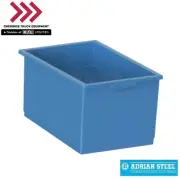 Adrian Steel SBIN121218, Blue Bin, 12"W x 12"H x 18"D