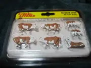 Woodland Scenics Scenic Accents HO Scale Hereford Cows A1843