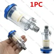 1/4PCS Spray Paint Gun 1/4''BSP Mini in Line Air Filter Moisture Water Trap