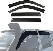 AUSGO Weathershields Compatible with Toyota Land Cruiser 80 Landcruiser 80 LC80 1990-1998, Weather Shields Window Visors Wind Deflectors Sun Rain Guard 4PCS Set