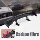 Mini Spoiler Tail Wing Carbon Fiber Look Decoration 25cm Exterior Accessories