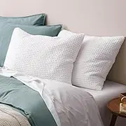PHF Ultra Soft Waffle Weave Pillowcases Standard Size 20" x 26" 2 Pack, No Insert, Breathable Skin-Friendly Pillow Shams, Decorative Waffle Weave Pillow Case Covers, White