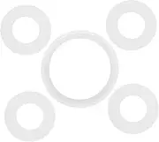 Cabilock 5pcs Connector Seal Gasket Set for Air Compressor Pump Rubber Washer Seal Kit for Pool Spa Repair Replacement