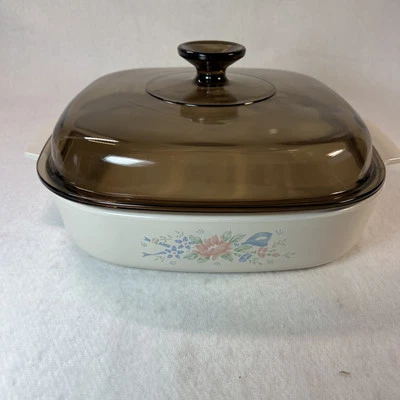 Corningware Symphony A-10-B Casserole & Lid Vtg 2.5qt Great Condition