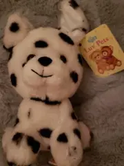 NWT Vintage Russ LUV PETS 7" DALMATION Puppy Dog Plush Stuffed Animal