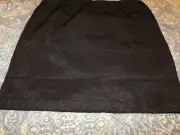 Jaclyn Smith, NWT, Black Skirt, Size 18, Texture, Lined Skirt with Bling, lovely