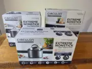 New 3-piece Circulon Non-stick Saucepan Set With 'Scratchdefence' Technology