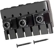 STARTIST Headless Guitar Locking Nut 6 String Parts Mounting Instrument Replacements with Screws Electric Guitar String Nut Accessory