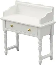 TOYANDONA Detailed Miniature House Table 1:12 Scale Wood Model Doll Furniture for Photo Props