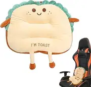 Car Seat Cushion Pad,Plush Throw Seat Cushions Sofa Pillow Cushion - Cartoon Butt Cushion, Seat Throw Pillow Bread Plush, Chair Pillow Padding, Plush Toy Cushion for Home Office Car
