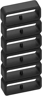 RuenTech Fastener Ring intended for Garmin Fenix 5/ 6/ 7 Bands &Forerunner 35 Band Fasteners(Pack of 11) Silicone Connector Security Loop intended for Forerunner 35 Watch Band
