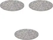 Set of 3, Ishikin Tataki 11.4 inches (29 cm) Round Plate, 11.4 x 0.6 inches (29 x 1.5 cm), Round Plate (Large) Setomonohonpo