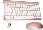 Keyboard and Mouse Combo, 78 Keys Slim Keyboard & Mute Button