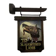 American Werewolf - Pub Sign Scaled Replica