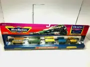 Galoob Micro Machines 1989 Western Freight Train Set New in Box
